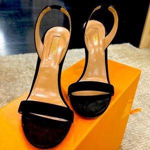 Aquazzura So Nude Sling Back Sandals Size 38